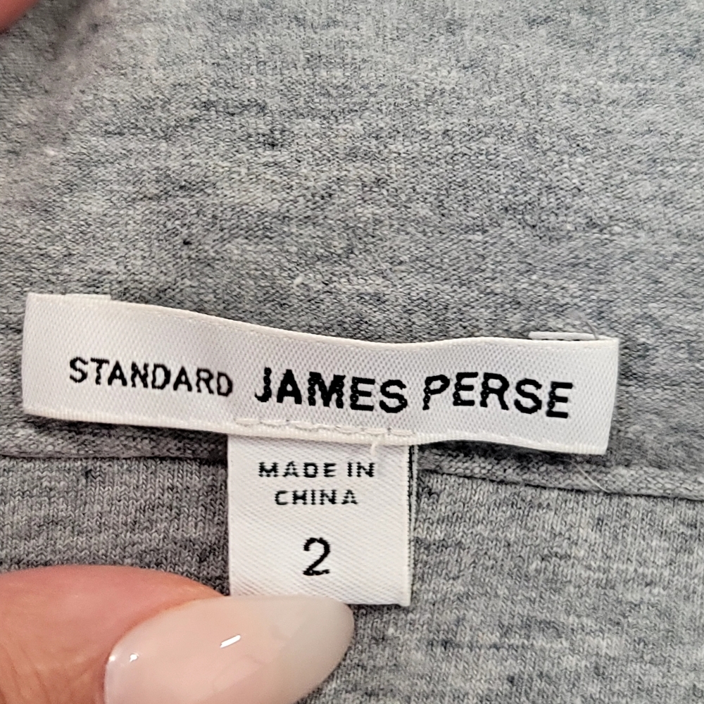 ​James Perse Men's Utility Jacket | Carbon Grey MQC2857 Size 2 M | Gorpcore Fiel - Picture 14 of 17